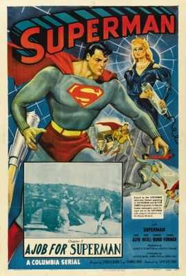 Superman movie poster (1948) mouse pad