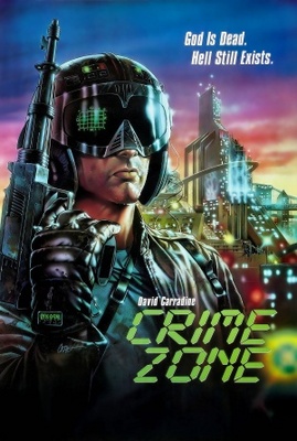 Crime Zone movie poster (1988) metal framed poster