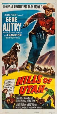 The Hills of Utah movie poster (1951) wood print