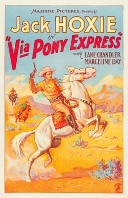 Via Pony Express movie poster (1933) tote bag