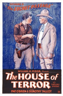 The House of Terror movie poster (1928) metal framed poster