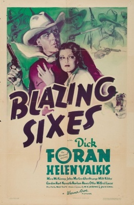 Blazing Sixes movie poster (1937) poster with hanger