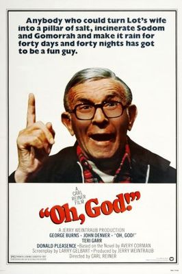 Oh, God! movie poster (1977) metal framed poster