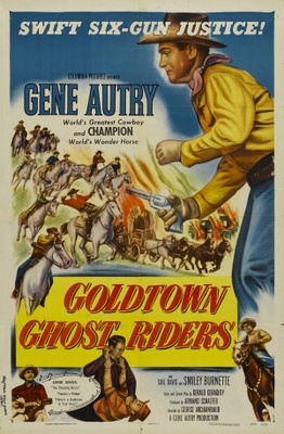 Goldtown Ghost Riders movie poster (1953) wood print