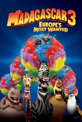 Madagascar 3: Europe's Most Wanted movie poster (2012) Mouse Pad MOV_a745db37