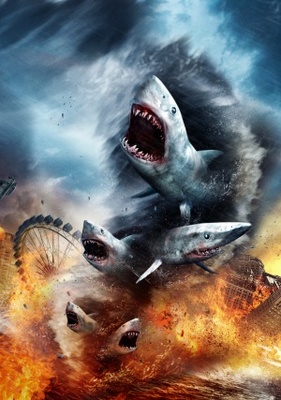 Sharknado movie poster (2013) wood print