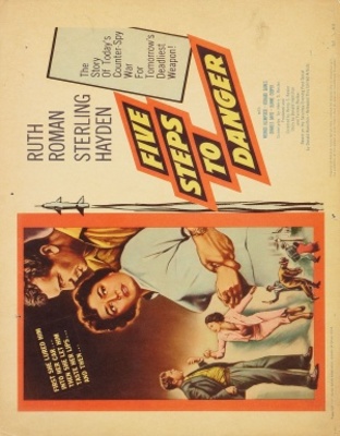 5 Steps to Danger movie poster (1957) poster with hanger