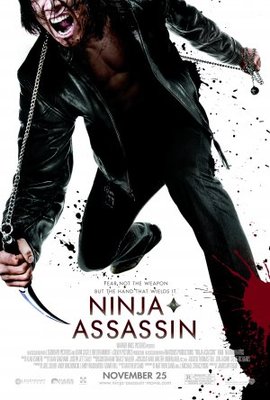 Ninja Assassin movie poster (2009) wood print