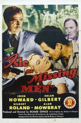 Isle of Missing Men movie poster (1942) wood print