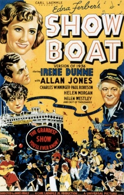 Show Boat movie poster (1936) metal framed poster