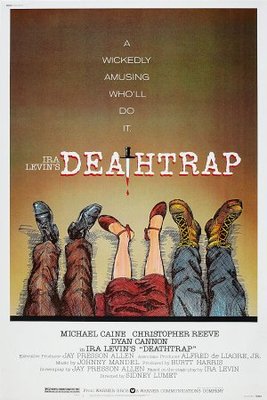 Deathtrap movie poster (1982) metal framed poster