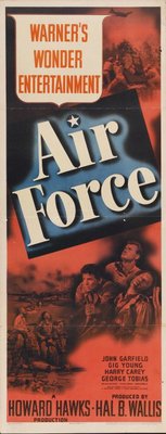 Air Force movie poster (1943) metal framed poster