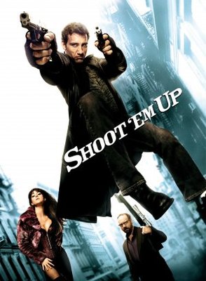 Shoot 'Em Up movie poster (2007) wooden framed poster