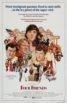 Four Friends movie poster (1981) metal framed poster