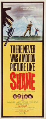 Shane movie poster (1953) t-shirt