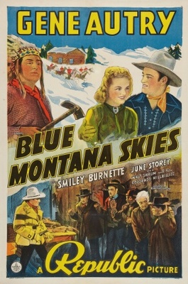 Blue Montana Skies movie poster (1939) pillow