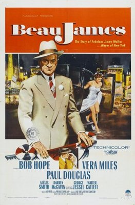 Beau James movie poster (1957) wooden framed poster