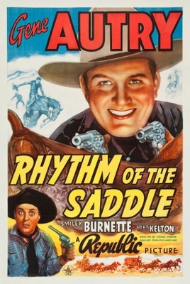 Rhythm of the Saddle movie poster (1938) poster with hanger