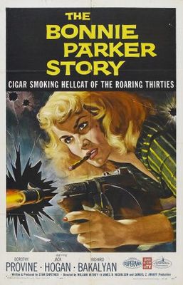 The Bonnie Parker Story movie poster (1958) poster with hanger