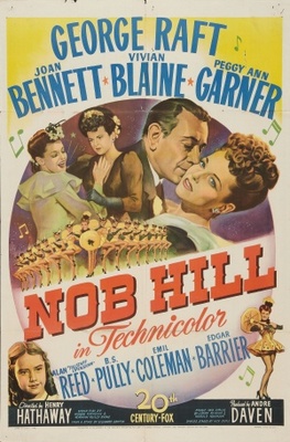 Nob Hill movie poster (1945) t-shirt