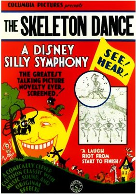 The Skeleton Dance movie poster (1929) Mouse Pad MOV_a87216cf