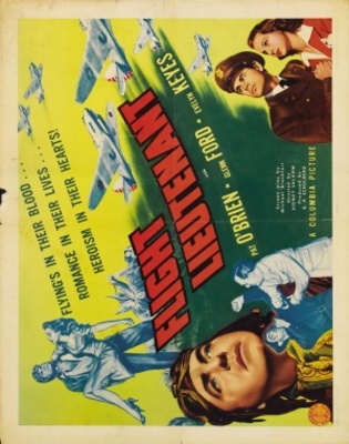 Flight Lieutenant movie poster (1942) poster with hanger