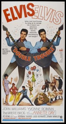 Double Trouble movie poster (1967) pillow
