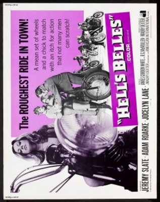 Hell's Belles movie poster (1970) wood print