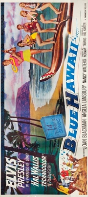 Blue Hawaii movie poster (1961) wood print