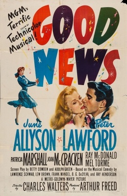 Good News movie poster (1947) metal framed poster