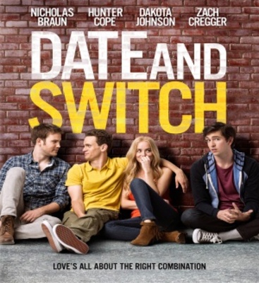 Date and Switch movie poster (2014) wood print