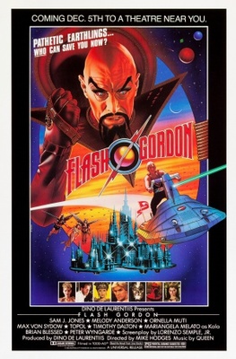 Flash Gordon movie poster (1980) metal framed poster