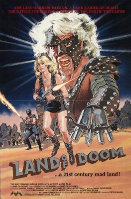 Land of Doom movie poster (1986) poster with hanger