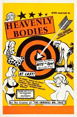 Heavenly Bodies! movie poster (1963) metal framed poster