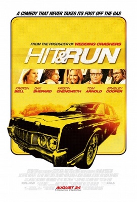 Hit and Run movie poster (2012) Stickers MOV_a92e08c9