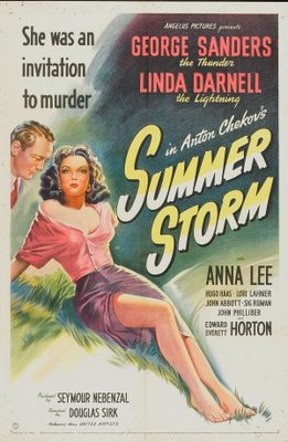 Summer Storm movie poster (1944) tote bag