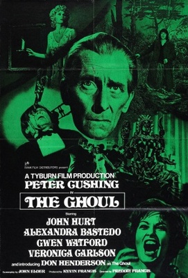 The Ghoul movie poster (1975) wood print