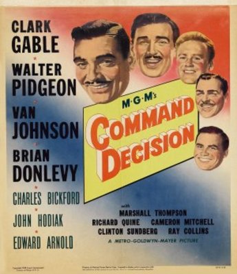 Command Decision movie poster (1948) wood print