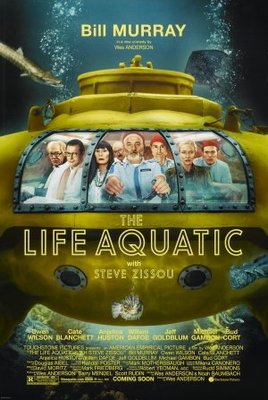 The Life Aquatic with Steve Zissou movie poster (2004) pillow