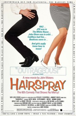 Hairspray movie poster (1988) canvas poster