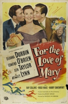 For the Love of Mary movie poster (1948) wood print
