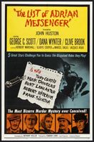 The List of Adrian Messenger movie poster (1963) Longsleeve T-shirt #645465