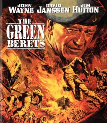 The Green Berets movie poster (1968) wood print