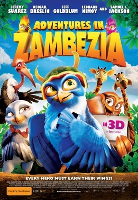 Zambezia movie poster (2011) wood print