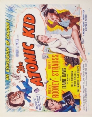 The Atomic Kid movie poster (1954) Stickers MOV_a9b1c2c2