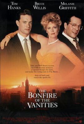 The Bonfire Of The Vanities movie poster (1990) t-shirt