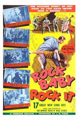Rock Baby - Rock It movie poster (1957) Stickers MOV_a9bd6fba