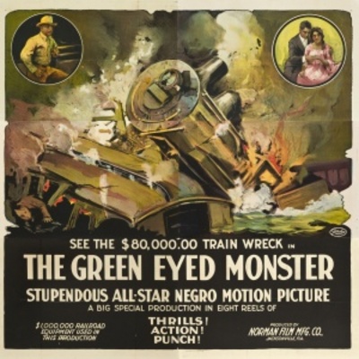 The Green-Eyed Monster movie poster (1919) metal framed poster