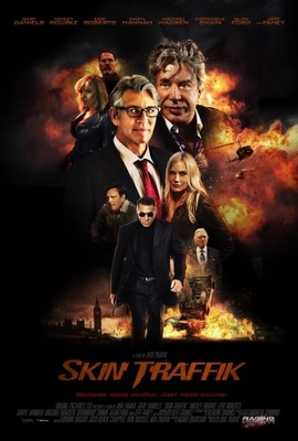 Skin Traffik movie poster (2014) metal framed poster
