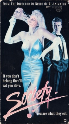 Society movie poster (1989) wooden framed poster